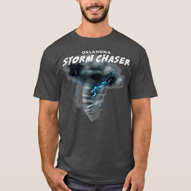 Camiseta Oklahoma Storm Chaser Severe Weather Tornado (Frente)