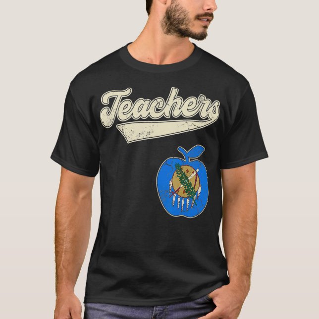 Camiseta Oklahoma Teachers Appreciation Day Week School Red (Frente)