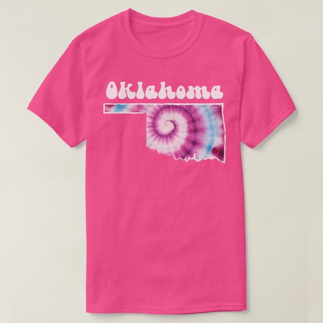 Camiseta Oklahoma Tie Dye (Frente do Design)