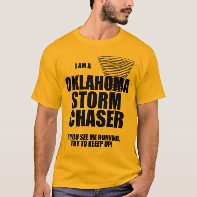 Camiseta Oklahoma Tornado Storm Chaser T-shirt (Frente)