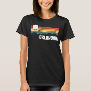 Camiseta Oklahoma Vintage Sunset 80s Retro Summer State USA