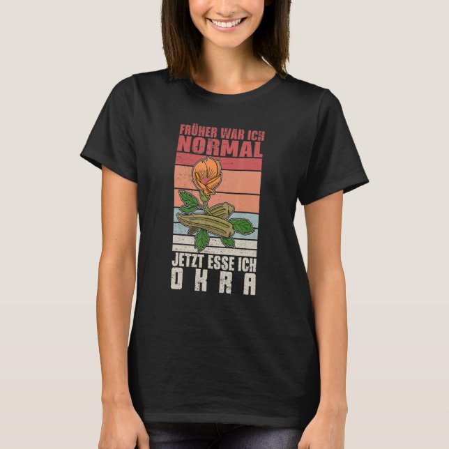 Camiseta Okra Vegetal Marshmallow Vegetariana (Frente)