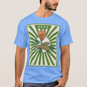 Camiseta Okra Vegetal Marshmallow Vegetariana