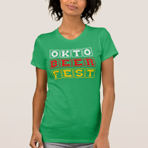 Camiseta Oktobeerfest: Festival Alemão de Cerveja do Oktobe