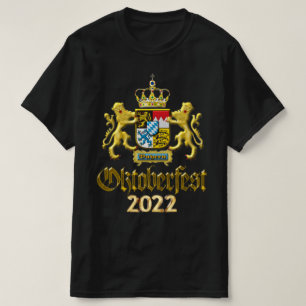 Camiseta Oktoberfest 2022 Bavaria Crest T-shirt