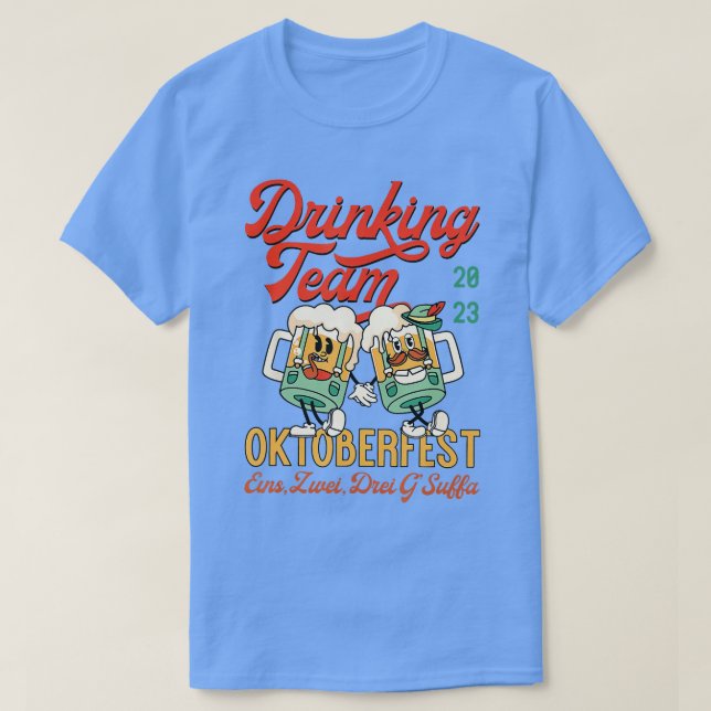 Camiseta Oktoberfest 2023 Funny German Team Beer L (Frente do Design)