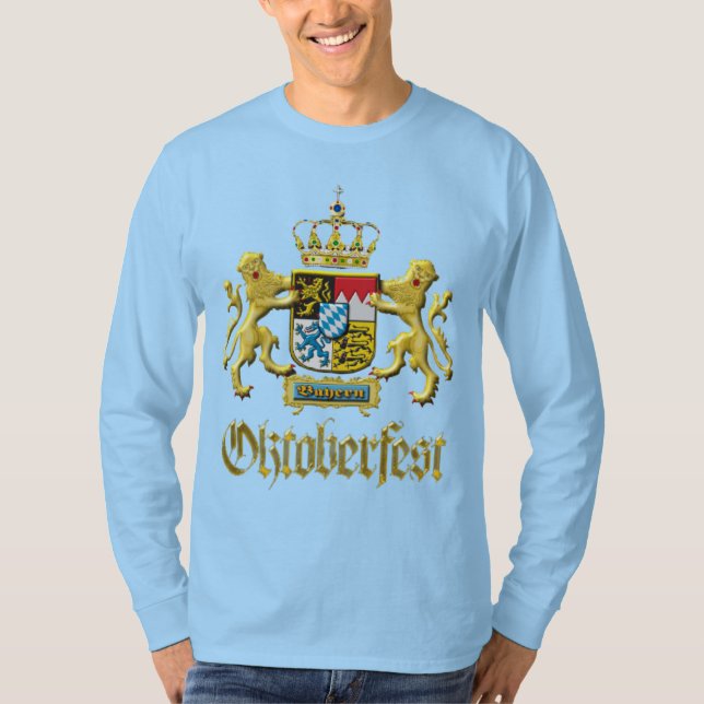 Camiseta Oktoberfest Bavaria Crest (Frente)