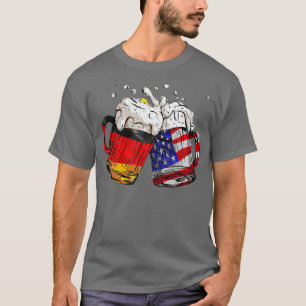 Camiseta Oktoberfest Bavarian Munique Beer German Flag Beer