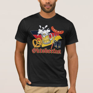 Camiseta Oktoberfest Beer e Pretzels