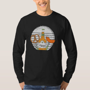 Camiseta Oktoberfest Beer Festival Mão Desenhada Design Dri