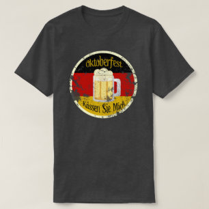 Camiseta Oktoberfest beija-me t-shirt sujo do design