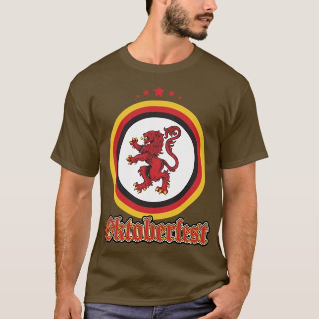 Camiseta Oktoberfest Crest (Frente)