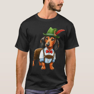 Camiseta Oktoberfest Dachshund Cachorro Salsicha Fofo Alemã