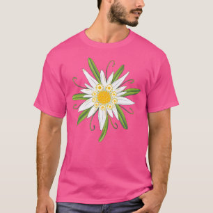 Camiseta Oktoberfest Edelweiss Flower Edelweiss Blossom par