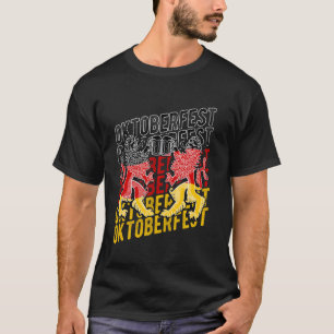 Camiseta Oktoberfest Festival Bavarian Crest Cultura de Cer