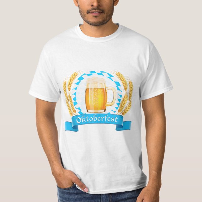 Camiseta Oktoberfest Frothy Beer Mug (Frente)