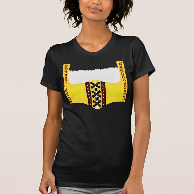 Camiseta Oktoberfest German Corset Costume T Shirt (Frente)