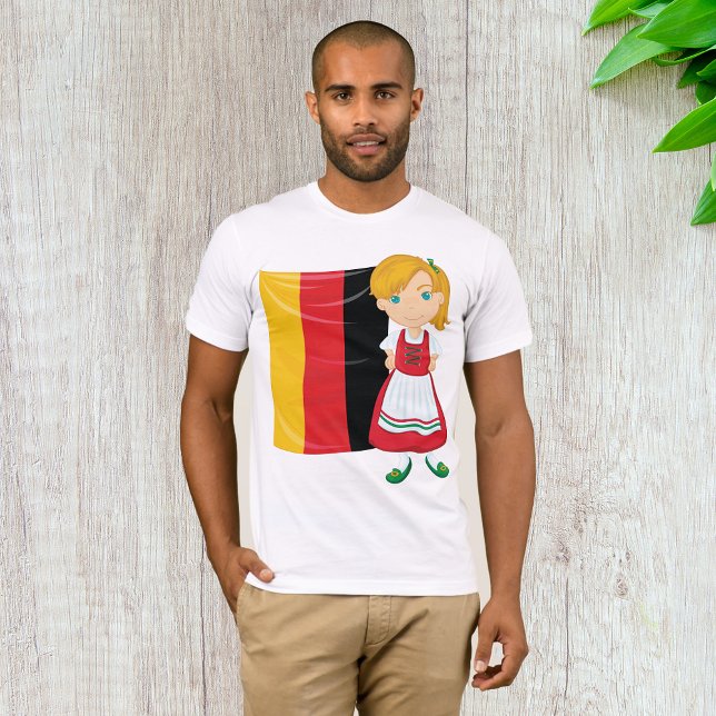 Camiseta Oktoberfest Girl Mens T-Shirt (Criador carregado)