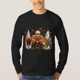 Camiseta Oktoberfest Gnomos Lederhosen Festival Alemão Bava