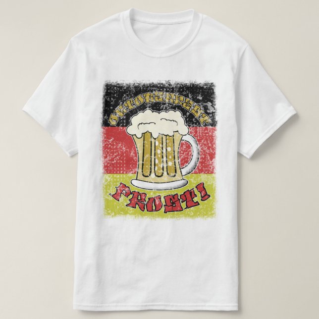 Camiseta Oktoberfest Grungy (Frente do Design)