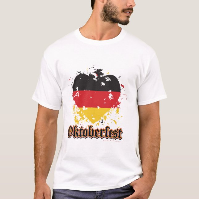 CAMISETA OKTOBERFEST HEART (Frente)
