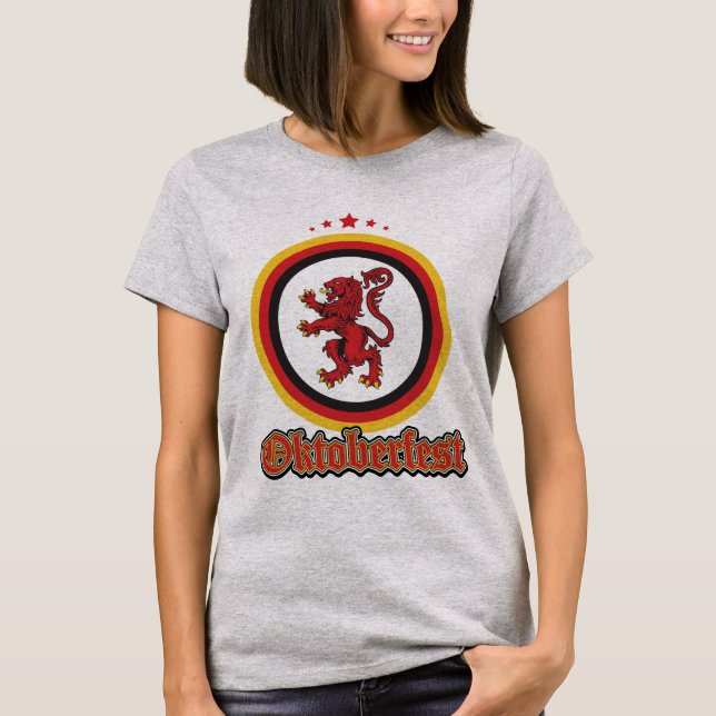 Camiseta Oktoberfest Iconic Lion (Frente)
