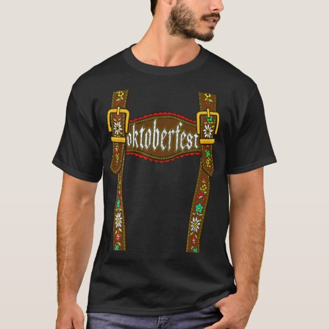 Camiseta Oktoberfest Lederhosen (Frente)