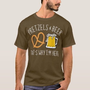 Camiseta Oktoberfest Pretzels & Beer , Cerveja Festival Eng