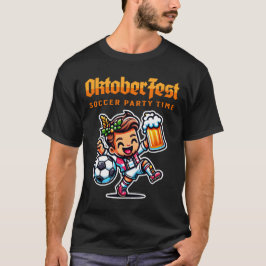 Camiseta Oktoberfest Soccer Beer Party