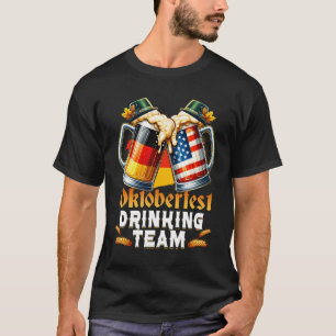 Camiseta Oktoberfest Squad Team Beer American