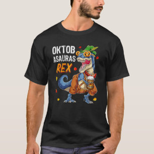 Camiseta Oktoberfest T Rex Dinosaur Lederhosen Cos Bávaros