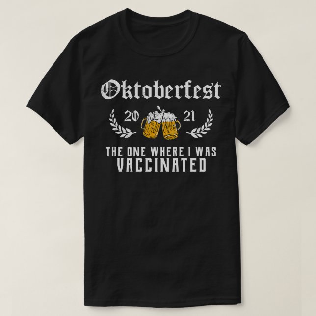 Camiseta Oktoberfest Vacinado (Frente do Design)