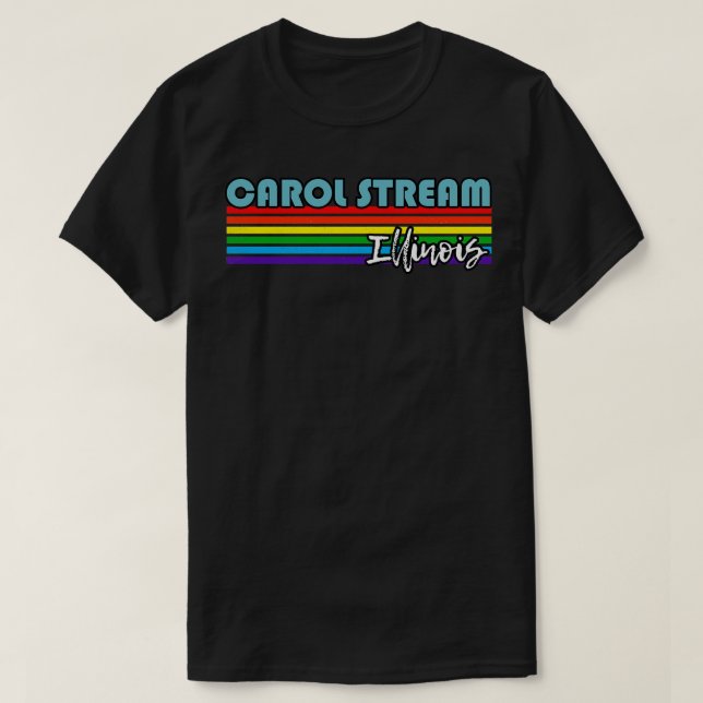 Camiseta ol Stream Illinois Pride ol Stream LGBT Gift LGBT (Frente do Design)