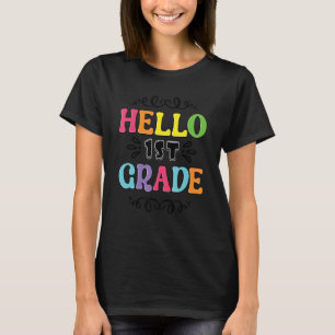 Camiseta Olá, 1ª Série De ruas De Volta À 1ª Geração Do Pri