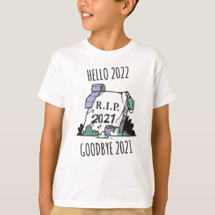 Camiseta Olá 2022 Adeus 2021 Descanso em Paz 2022
