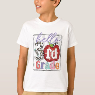 Camiseta Olá, 3º ano, Menino ou Menina