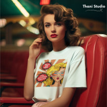 Olá, 30s Mulher Vintage Retro 90s Diversão Anivers