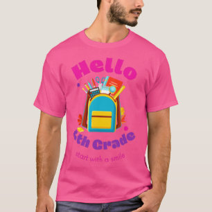 Camiseta Olá 4ª série de volta à escola2