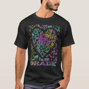 Camiseta Olá 4º Quarta Série Primeiro Dia de Volta às Aulas