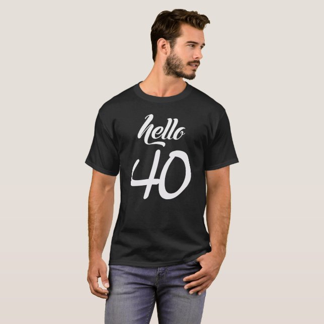 Camiseta Olá! 40 (Frente Completa)