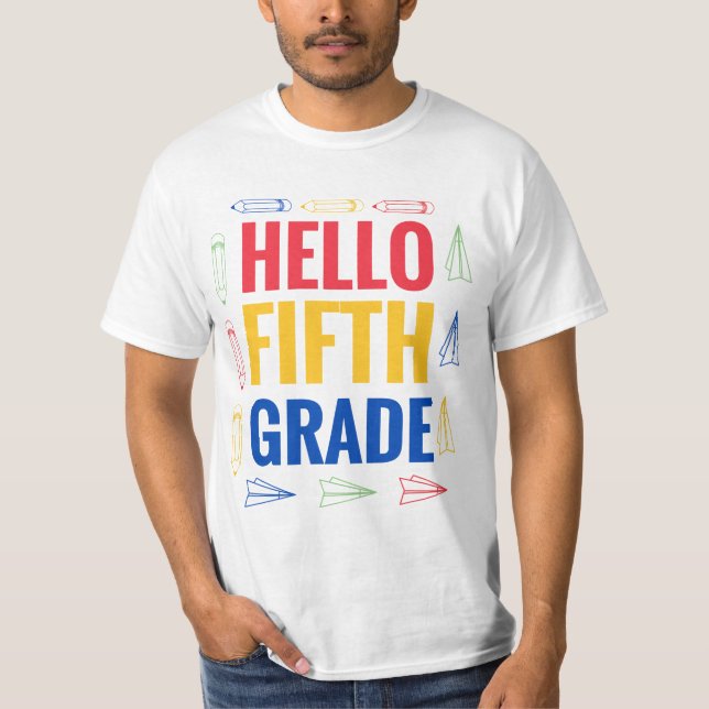 Camiseta Olá 5º ano (Frente)