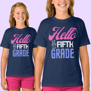 Camiseta Olá 5º ano, De Volta À Escola
