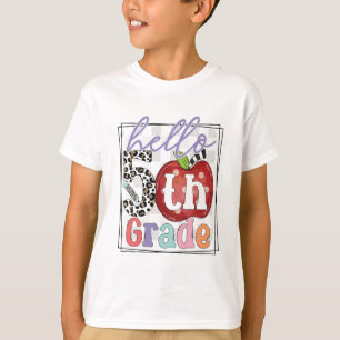 Camiseta Olá, 5, Menino ou Rapariga