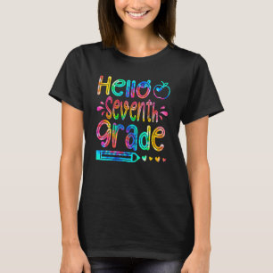 Camiseta Olá, 7º ano, Tie Dye De Volta À Escola 1º D