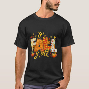 Camiseta Olá, Abóbora-Chupa É Obrigado do Fall Yall Fall Vi