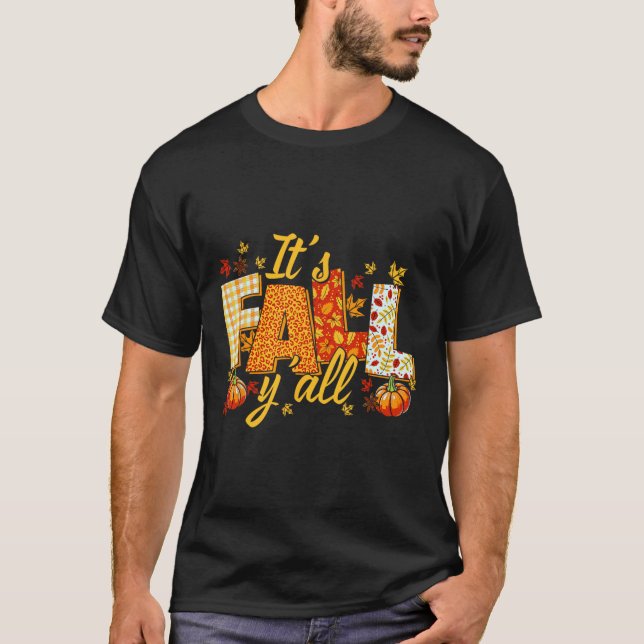 Camiseta Olá, Abóbora-Chupa É Obrigado do Fall Yall Fall Vi (Frente)