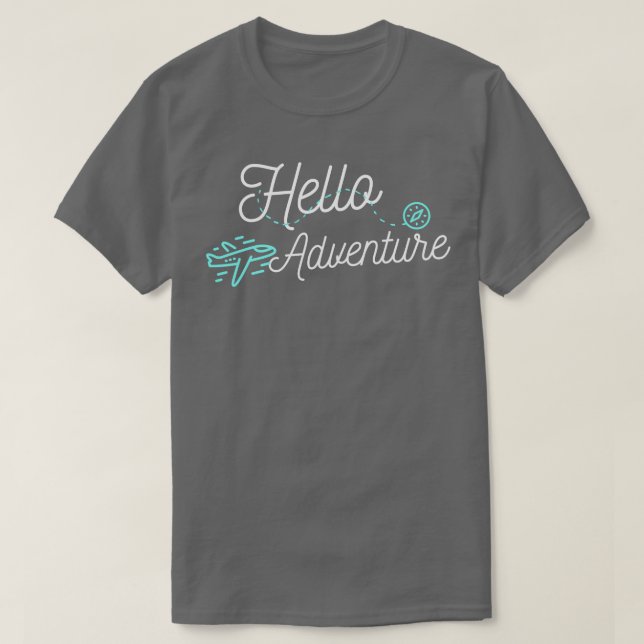 Camiseta Olá Adventure Explore Adventure Viagem 2 (Frente do Design)