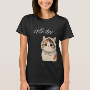 Camiseta Olá aí gato fofo