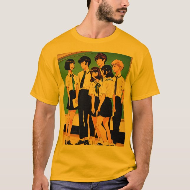 Camiseta Olá amigos 😀 (Frente)