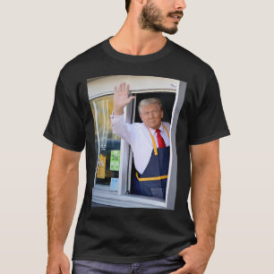 Camiseta Olá, Arranje Seu Burger Donald Trump Cozinheiros.